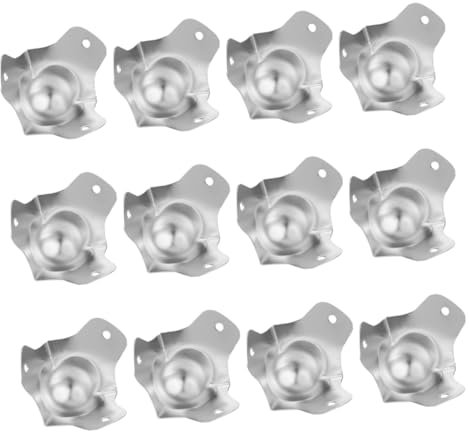 UKCOCO 12stücke Kugeleckenschutz Für Flugaufbewahrungskoffer Und Flugkabinett Aus Eisenmaterial Kugelförmiges Design Eckenschutz Kantenschutz