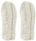 Flintronic 2 Paar Lammwolle Einlegesohlen Warm, Lammwollsohlen, Natürliche Wärmesohlen, Schuheinlagen aus Echter Lammwolle, Lammfell Einlegesohlen, Wärmesohlen für Schuhe, Einlagen Schuhe Warm, EU39