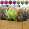 Artificial Lavender Flowers, 16 Bundles Outdoor Artificial Flowers, UV Resistant Plants Faux Plastic Flower Fake Shrubs Decoration, 7 Colors Fake Bouquet for Indoor Outside Hanging Plants Home Garden