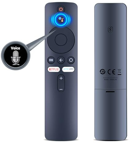 GOUYESHO Télécommande vocale de rechange pour Xiaomi Mi Box S/Mi TV Stick/Mi Box 4X/MI TV P1, Q1, 4S, 4A, Q1E (XMRM-00A)