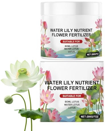 Water Lily Fertilizer,Aquatic Plant Fertilizer,Water Lily Nourish Blossom Fertilizers,Nutrients For Bowl Lo-tus Flower Growing,Root Growth Enhancer, Effective Plant Blossom Booster