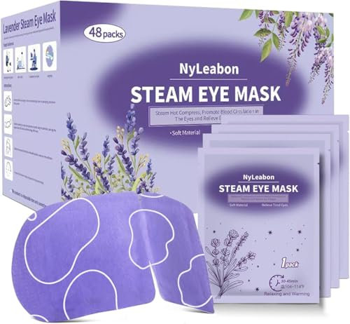 Lot de 48 masques vapeur pour les yeux