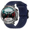 Lamshaw Bracelet Compatible avec Blackview SmartWatch, Nouveau Design Dracelet en Dilicone avec Boucle en métal,Les Montres intelligentes Compatible avec Blackview W50,R30 Pro (Bleu, 22mm)