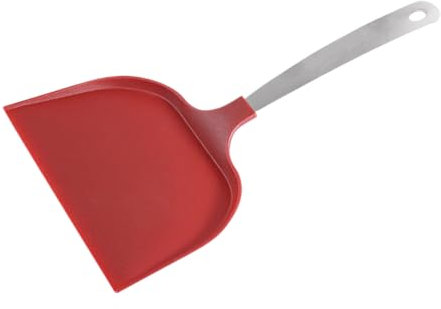 BEBEMOKO Espátula de Pizza y Pastel de Inoxidable con Mango Antideslizante Utensilio de Cocina Resistente y Duradero para Hacer Pizzas Tartas y Postres para Hogar