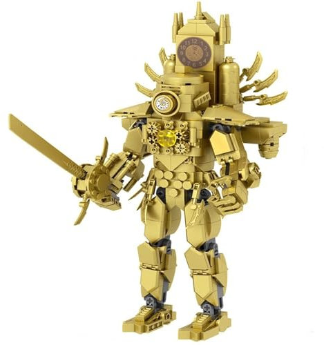 Skibidi Toilet Titan Building Blocks Toy Cameraman Speakerman Clock TV Man Monitor Action Figure Model Horror Game Multiverse Upgraded Adults Kids Fans Collectible Animation Birthday Gift ﻿ A
