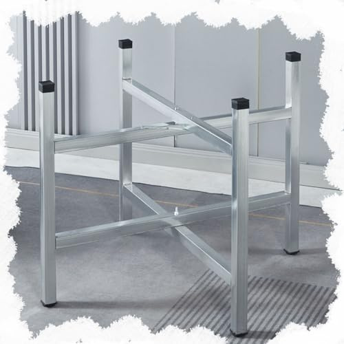 BBERHFNFZK 100cm Runder Tisch Stützbeine Klappbare Edelstahl Tischbeine Für Zuhause Restaurant Hotel 90cm Metall Tischfüße Ersatz Beine(90cm)