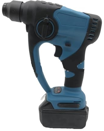 Brushless Cordless Hammer Drill Demolition Charged Electric Rotary Power Tool for 18V Battery Max Drilling Capacity