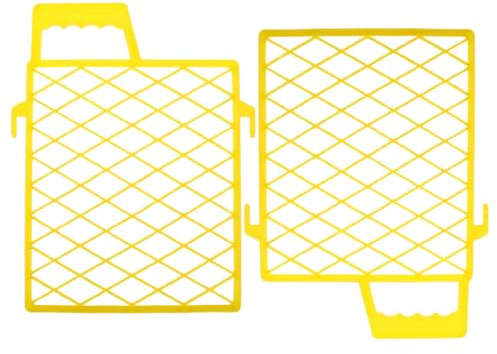 NAMOARLY 2pcs Plastic Paint Grid Liners 7 Inch (200x170mm) Plastic Mesh Paint Roller Tray Screens for House Painting Supplies and Home Interior DIY