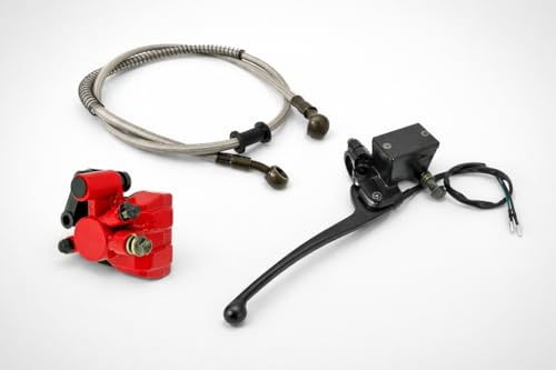 Bremssystem vorne komplett passend für CPI Aragon Hussar Generic Explorer Spin Keeway F-Act RY6 RY8 Sachs ATU Roller Bremssattel Bremszylinder Bremsleitung Set GY6 50ccm