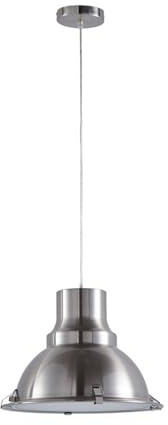 Lindby Pendelleuchte Letty (Vintage, Industriell) in Alu aus Metall (1 flammig E27) - Deckenlampe Esstischlampe Hängelampe Hängeleuchte Küchenleuchte