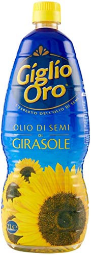 6x Carapelli Giglio oro girasole 1L Sonnenblumenöl aus italien Speiseöl Öl