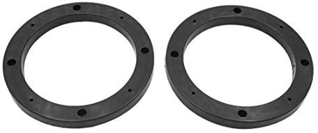 sourcing map 2pcs Universal 5 Car Stereo Speaker Spacer Mount Adapter Ring Bracket
