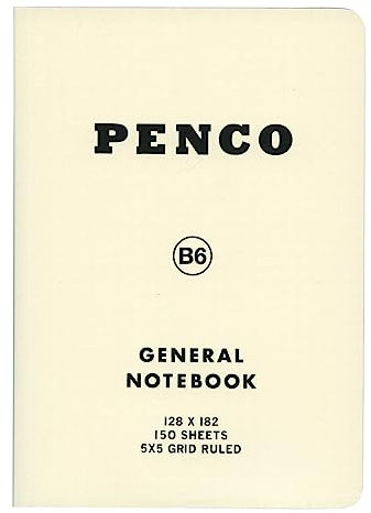 Hi-Tide CN159 Penco Notizbuch, B6, quadratisch, weiß