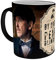 Peaky Blinders Mug à effet thermique blanc noir imprimé en céramique dans un coffret cadeau.