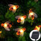 Ovker Solar Gartenleuchten Biene Solarleuchten Garten im Freien, 5 m/16.4Ft 20 LED Honigbienenfee Lichterketten Wasserdichte Solarbetriebene Lichterketten für Garten, Heimat, Zuhause(Warmweiß)