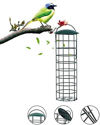 Mangeoire à suspendre pour oiseaux, porte-boules de graisse à suspendre, mangeoire pour oiseaux sauvages, mangeoire pour oiseaux sauvages, support pour oiseaux, stations d'alimentation à suspendre