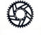 windmeile | Lekkie Bling Ring Kettenblatt, 36T, für Bafang BBS01 und BBS02, Kettenring, Chain Ring, Fahrrad, E-Bike, Pedelec