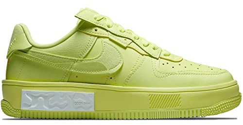 NIKE Damen Air Force 1 Fontanka Sneaker, Yellow Strike Lt Lemon Twist, 38 EU