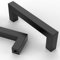 Astrée 10 Pack Black Kitchen Handles - 96mm Stainless Steel Cupboard & Drawer Handles