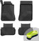 FROGUM No.77 Gummimatten Ganzjahresset von Auto Fußmatten Autofussmatten für Mercedes-Benz C-Klasse W203 2000-2007 | Langlebiges TPE Material