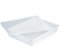 Tradineur - Bandeja almacenamiento con tapa para frigorífico - 4,3 litros - 6,5 x 34 x 27 cm - Transparente