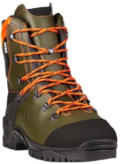 KOX Schnittschutzstiefel/Schnittschutzschuhe UNO Olivgrün Größe 42 | S3L