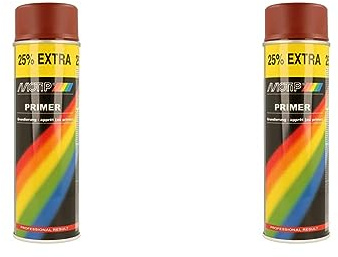 MOTIP 04055 Spray Paint - Red - 500 ml (Pack of 2)