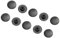 Navna 10 Pcs Dustproof Headset Cover Screw Cap Bike Rubber Stem Top Cover Headset Cap Bicycles Bolts Parts Waterproof Headset Cap Cycling Parts