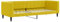 vidaXL Tagesbett, Gästebett 2-in-1, Sofabett Schlafsofa für Schlafzimmer Wohnzimmer, Bettsofa Sofa, Modernes Design, Gelb 80x200cm Samt