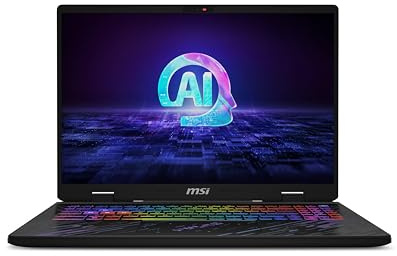 MSI Pulse 16 AI C1VFKG-006XFR Intel Core Ultra 7 155H Ordinateur tragbar 40,6 cm (16 Zoll) Quad HD+ 16 Go DDR5-SDRAM 1 auf SSD NVIDIA GeForce RTX 4060 Wi-Fi 6E (802.11ax) DOS gratuit Noir