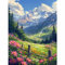 Giahism Malen Nach Zahlen Erwachsene Landschaft-Blume Malen Nach Zahlen für Erwachsene,Wald Malen Nach Zahlen Erwachsene Set Freizeit und Wanddekoration(30x40cm)