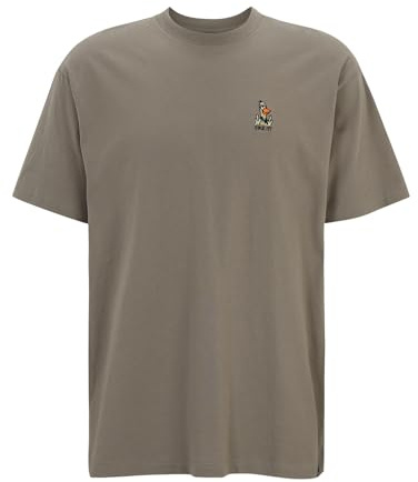 IRIEDAILY Herren T-Shirt What The Duck Bio-Baumwolle Relaxed Fit M Smokey Olive