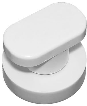 Monlech Suction Cup Handles for Glass Doors, Fridges and Cabinets, 2 Pack, White