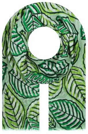 Majea Damen Halstuch Tuch Kopftuch Schal Damen-Schal Stola (grün 44) (180cm x 90cm)