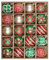 SVNVIOZ 20 Stück 6cm rot grün Gold Weihnachtskugeln Set, Christbaumkugeln Kunststoff Deko Weihnachten, Bruchsicher Weihnachtsbaumschmuck Weihnachtsbaumkugeln für Weihnachtsdeko Innen Aussen