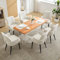 LONXIU EsszimmerstüHle 6er Set, Polsterstuhl Esszimmer, KüChenstüHle Mit Armlehne, Wohnzimmer StüHle Modern Mit Anti-Rutsch-FüßEn Und Metallbeinen (Beige, 6er Set)
