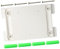 WATIIFUFU Lettore Del Basamento Gancio Rack Stand Lettore CD Staffa Lettore CD Staffa Bordo Accessorio Lettore Fissatore Bordo Lettore Di Installazione Lettore Accessorio