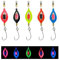 Spoons Forelle Twist Forellenköder gedrehter Forellenblinker NEUHEIT UV Aktiv 10er Set 2,8g 4g Glow Angelköder Blinker Forellen Angeln (4g 5er Set Double Twist Spoon + Box)