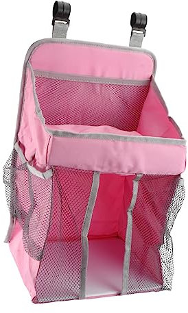 TOYANDONA Babyschlafzimmer Aufbewahrungstasche Hängende Wickeltasche Für Windeln Und Kleidung Organizer Für Babybett Pink Belastbar Bis Praktische Aufbewahrungslösung Für