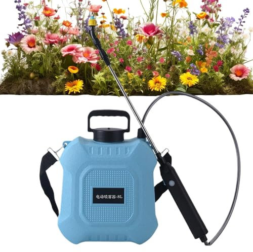 Vitsrisea Giardino spruzzatore elettrico, pompa elettrica spruzzatore - attrezzi da giardinaggio 5L/8L Pompa 'acqua | Tipo di Spalla Patio, Ugello Strumenti