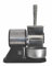 Montini Grattugia Elettrica professionale serie 3000 con rullo in acciaio professionale estraibile - Potenza effettiva 450 W - Lubrificata a secco - formaggio, pane, cioccolato, frutta secca (NERO)