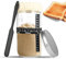 Atliberswo Sauerteig Glas 35oz/1000ml, Sauerteig Starter Set – Gärglas mit Thermometer, Silikon-Spatel, Aluminium-Deckel & wiederverwendbarem Fütterungsband (Brotbacken Zubehör)