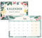 Saiwiimody Wandkalender 2025 2026 Kalender Juli 2025 bis Dezember 2026 Familienplaner mit Ferien Pflanzenblumen Familienkalender für Zuhause Büro Monatskalender Jahreskalender Planung, 31 x 21 cm ﻿