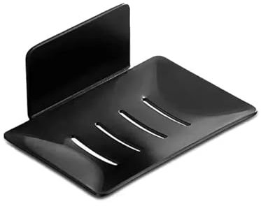 Seifenschale aus Kohlenstoffstahl für das Badezimmer, Wandmontage, Abtropfschale