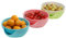 SOLUSTRE Tazón de Aperitivos con Soporte para Teléfono Cuenco Doble para Snacks para Pistachos de Girasol Edamame y Dulces Color Aleatorio Color Aleatorio