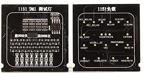 MISDBOUBM Scheda test scheda madre desktop per LGA1151, tester CPU con indicatore luminoso, strumento diagnostico stabile e accurato per scheda madre interfaccia LGA1151, strumento di