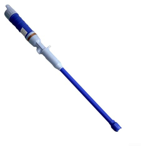 Pompa a sifone elettrica per trasferimento acqua, olio, gas e fluidi simili, alimentata a batteria, portatile ed ecologica, colore blu