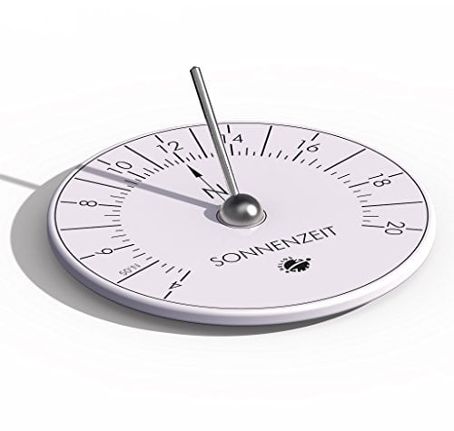 Hora - Reloj solar horizontal de porcelana