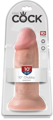 King Cock 10 Chubby, Light, 25,5 cm