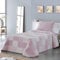 VIALMAN Leichte Tagesdecke Sofia 21, Baumwolle Polyester, Rosa, Cama 90: 180 x 270 cm